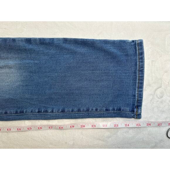 High Rise Slim Straight Denim Jeans Womens, Size 8 (29) - Picture 9 of 12